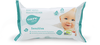 Baby Wipes Sensitive - Aloe Vera (400x400), Png Download