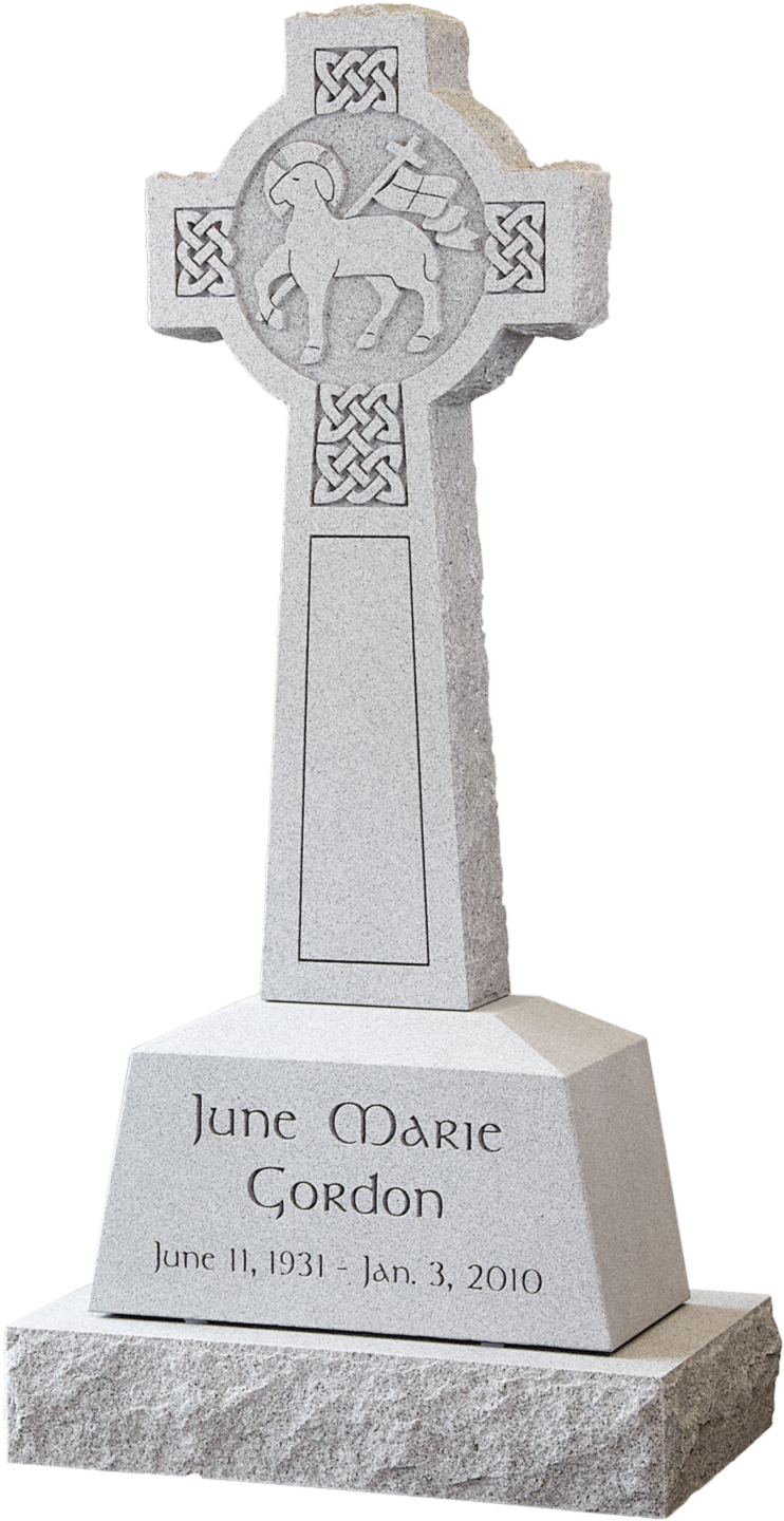 Hall-gordon Cross - Celtic Cross Cemetery Texas (829x1500), Png Download