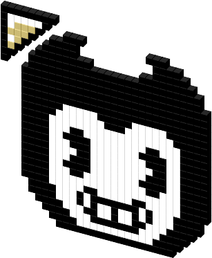View Cursor On T-shirt - Bendy Cursor (330x418), Png Download