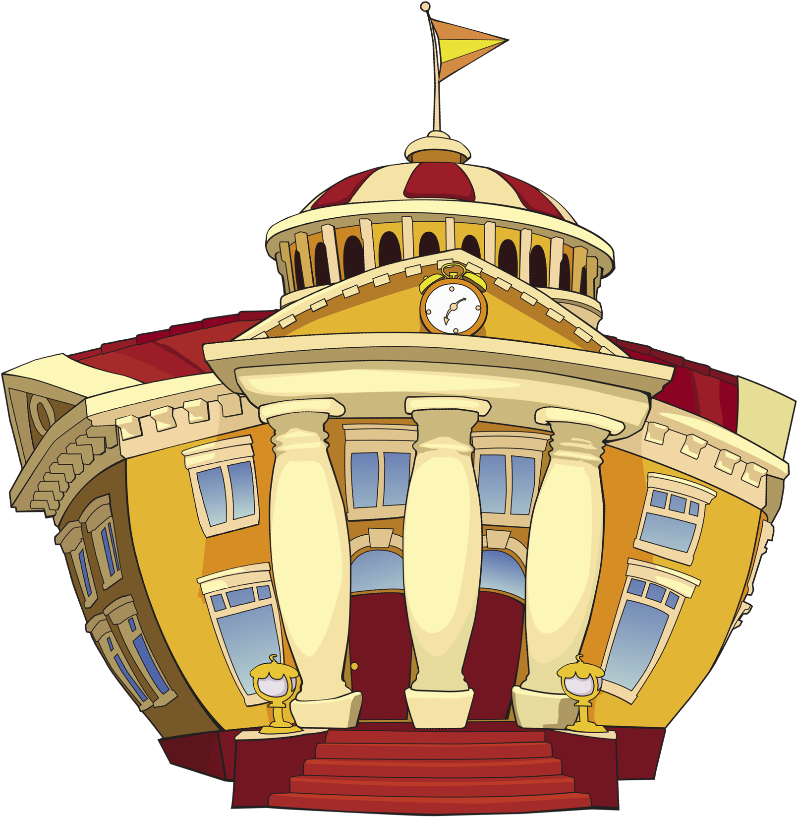 Lazytown Mayor Town Hall - Lazy Town Town Hall (1700x1700), Png Download