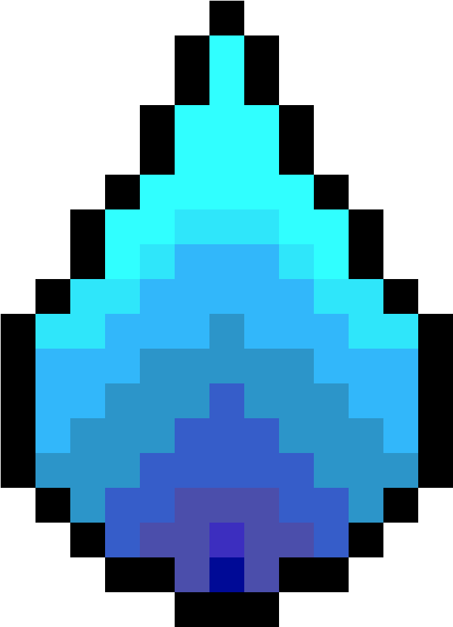 Water - Pepsi Logo Pixel Art (1300x1200), Png Download
