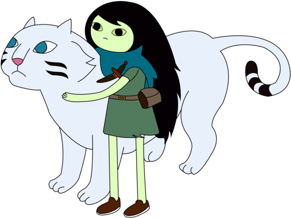 Shoko's Tiger - Shoko Adventure Time (600x450), Png Download