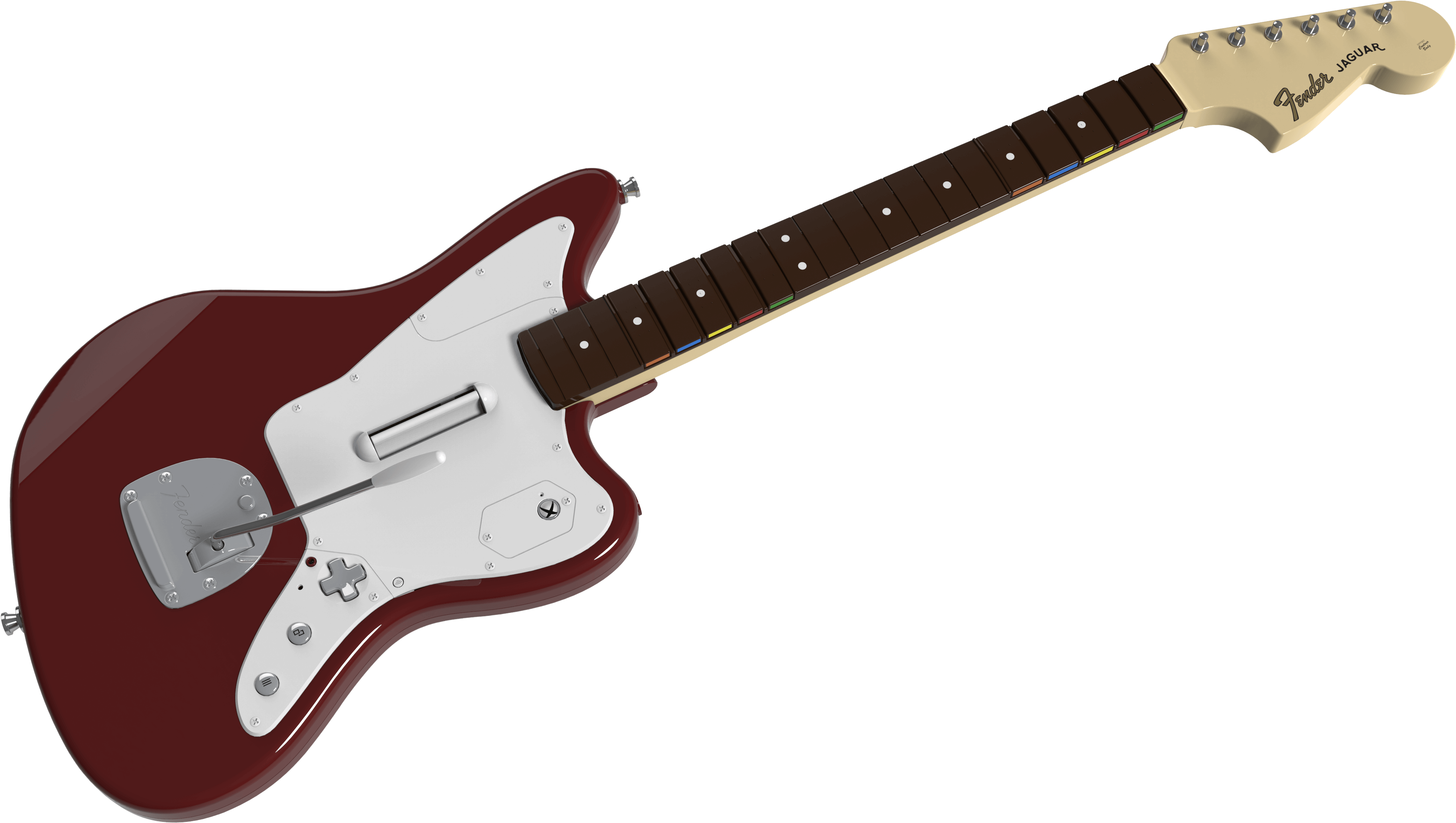 View Samegoogleiqdbsaucenao Rock Band Guitar , - Rock Band Fender Jaguar Guitar Controller For Playstation (5100x2752), Png Download