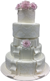 Lace Me Up - Wedding Cake (380x380), Png Download