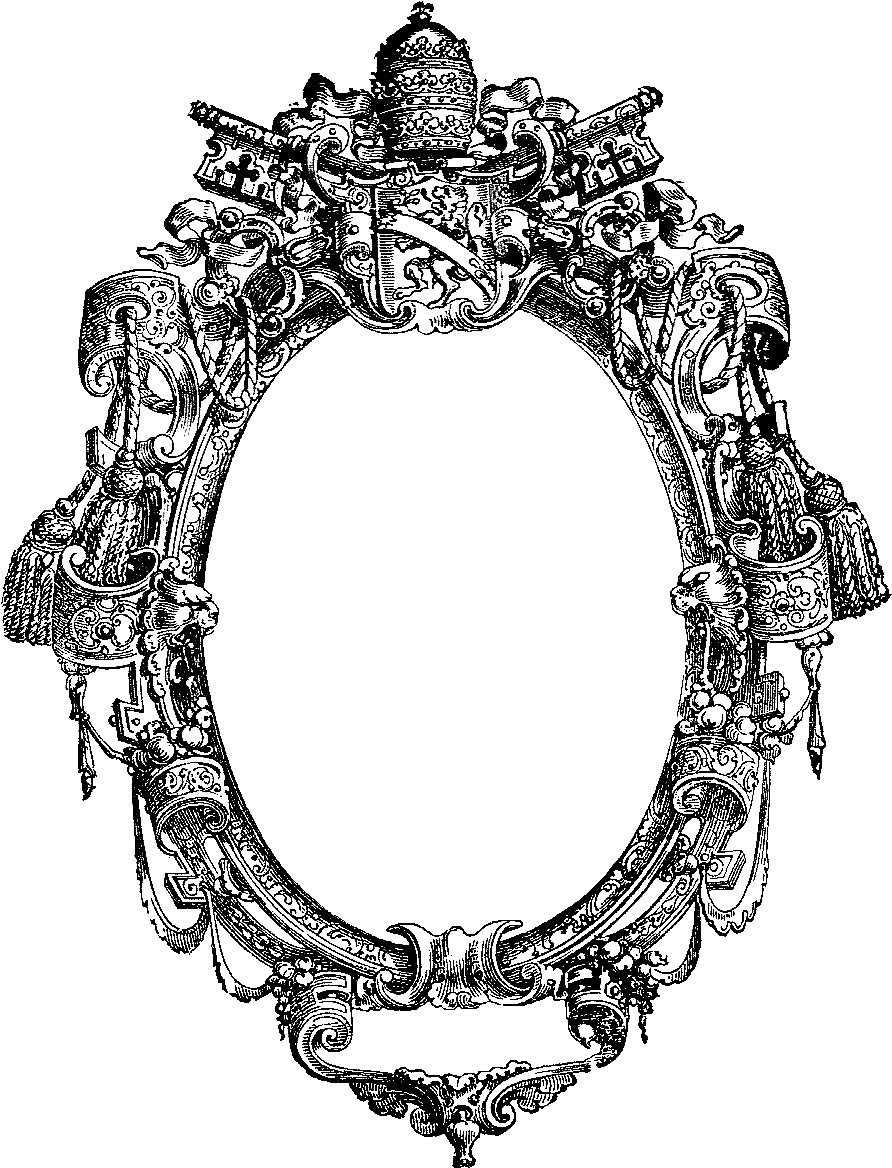 This Is A Beautifully Intricate Frame Graphic From - Antique Picture Frames Design (1030x1330), Png Download