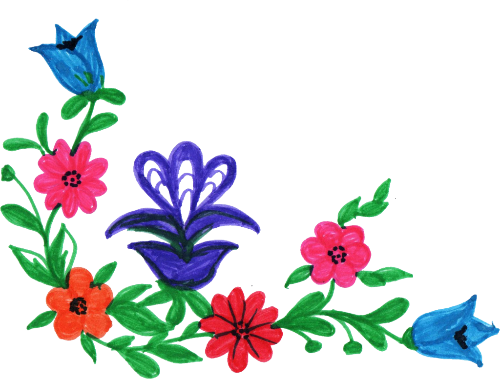 Png File Size - Floral Design (1024x777), Png Download