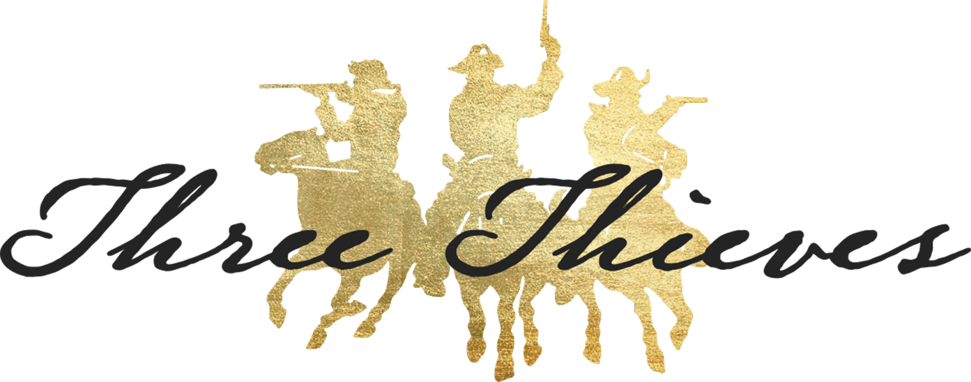 Three Thieves Logo (1393x548), Png Download