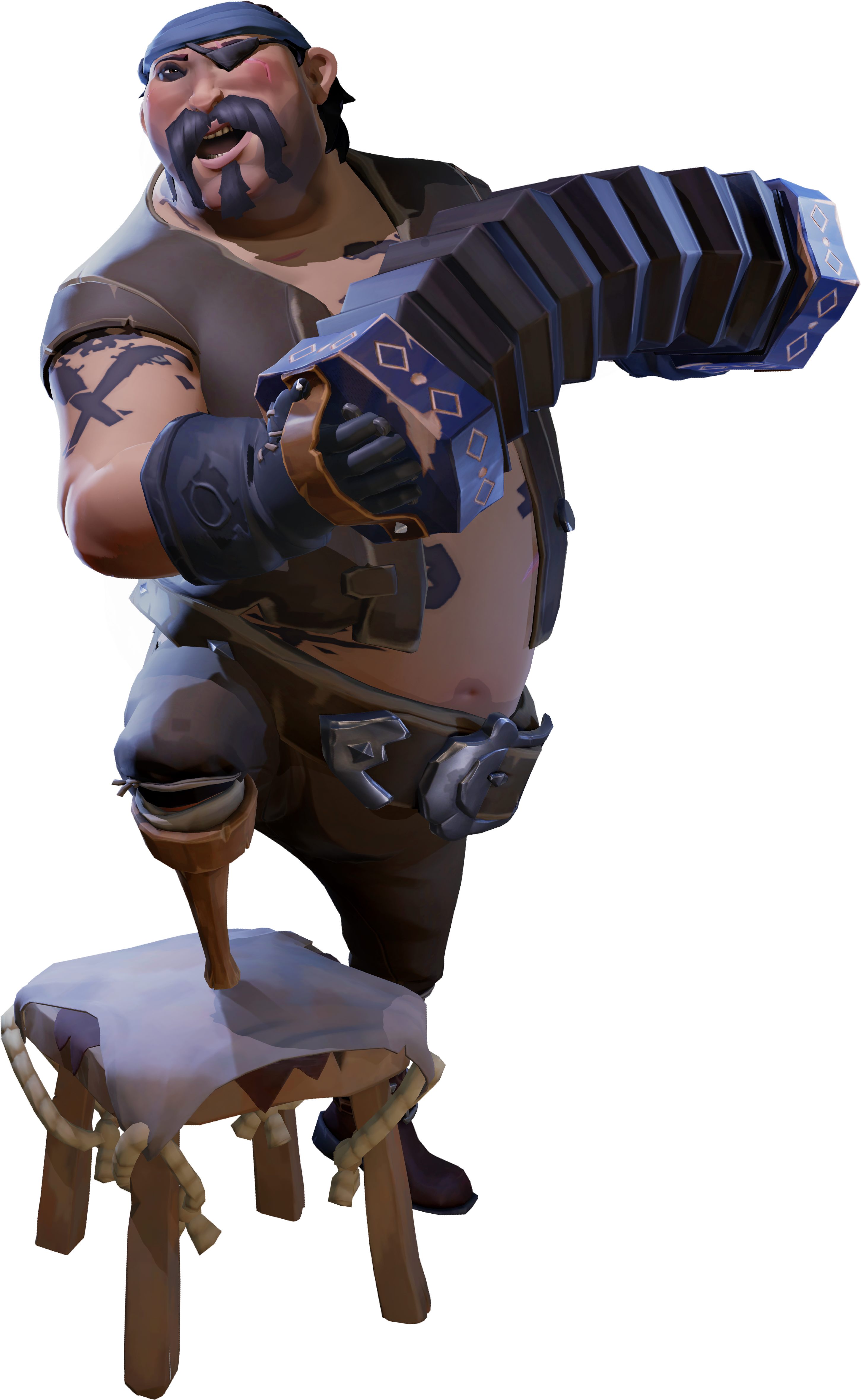 Sea Of Thieves Bilge Rats Pirate Large - Piracy (5570x5095), Png Download