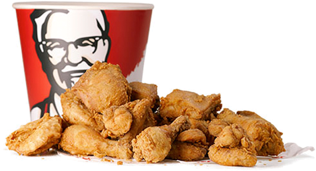Kfc Zimbabwe - Bucket - Kfc Bucket Chicken Png (1024x382), Png Download
