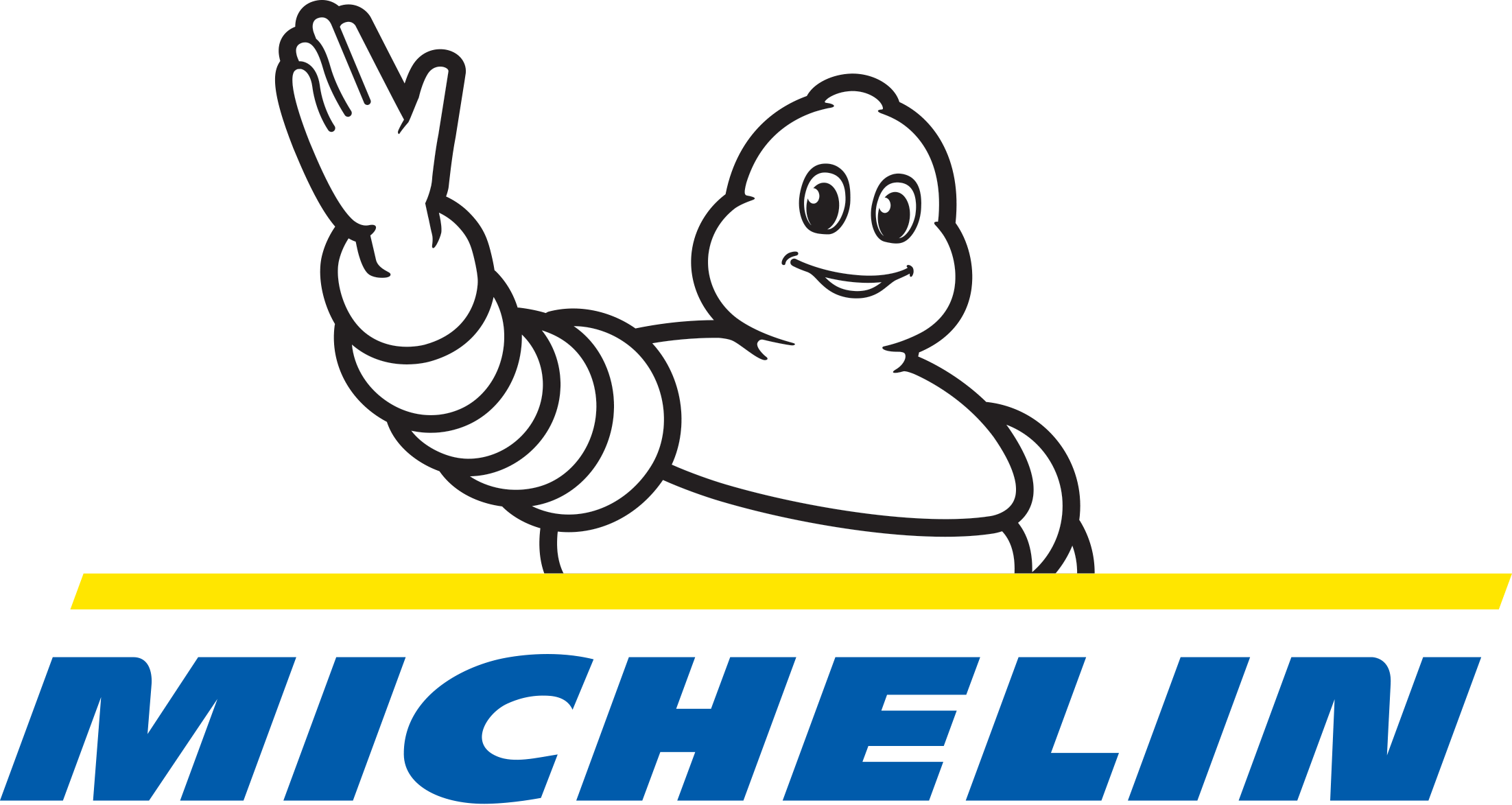 Logo Michelin (2204x1173), Png Download
