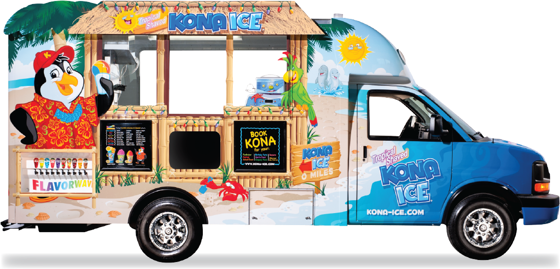 Kona Ice Truck Png (1189x567), Png Download