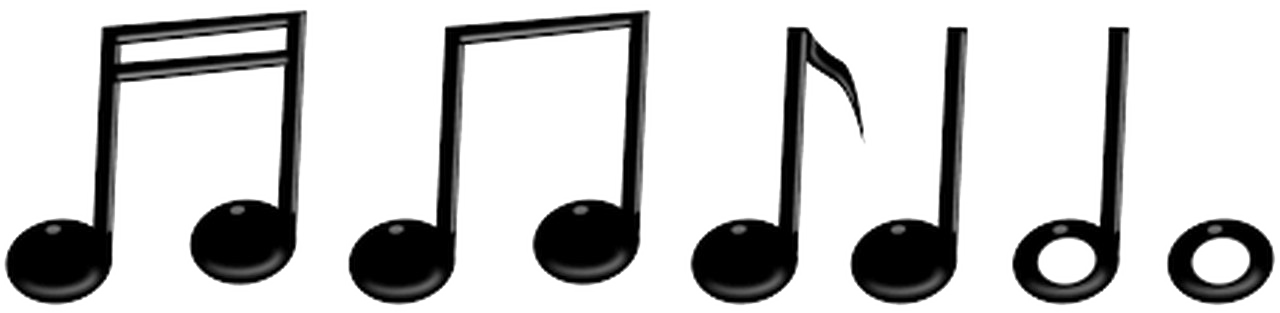 Music Note Png High-quality Image - Draw A Music Note (1280x313), Png Download
