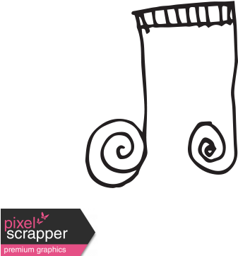 Art Class Music Doodle Music Note 1 Template - Music Doodle Png (456x456), Png Download