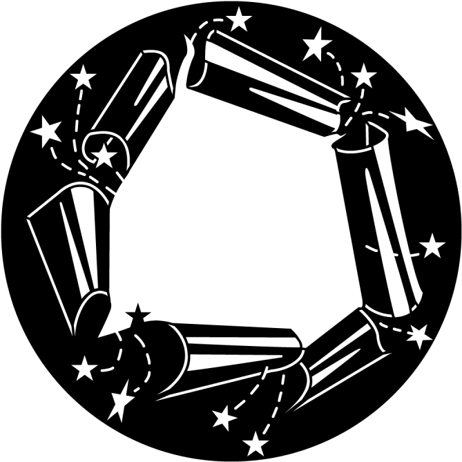 Apollo Starburst Paper - Apollo Starburst Paper Steel Gobo Ms-2001 (800x800), Png Download