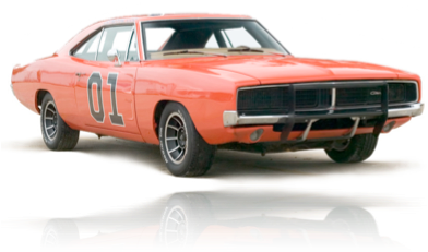 Dukes Of Hazzard Car Transparent (391x309), Png Download