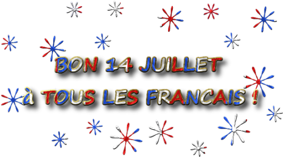 Je Vous Souhaite Un Bon Début De Semaine Un Un Superbe - Bonne Fete Du 14 Juillet (600x361), Png Download