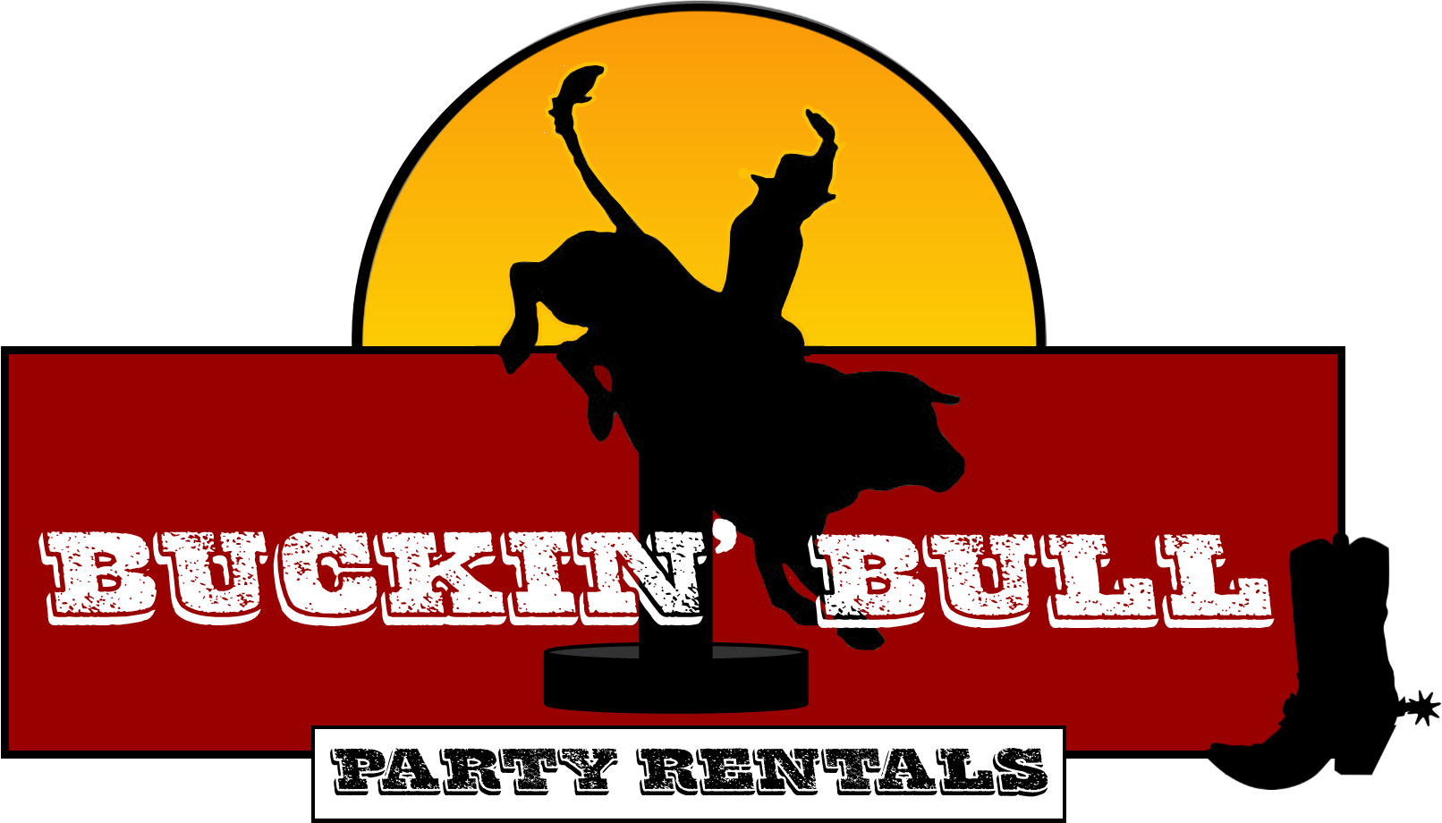 Event Rentals - Mechanical Bull Ride Logo (1612x920), Png Download
