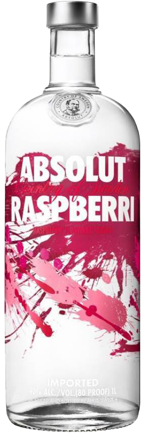 Absolut Raspberri -1ltr - Absolut Raspberri Vodka 1 Litre (605x1000), Png Download