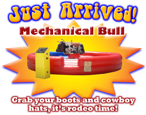Mechanical Bull And Bounce House Rentals Available - Fresno (485x385), Png Download