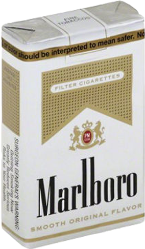Marlboro Gold Round Co - Marlboro Gold Pack (600x600), Png Download