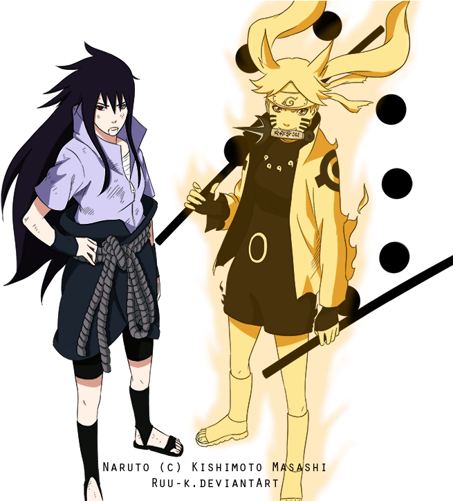 Naruto And Sasuke Gender Bender - Rule 63 Naruto And Sasuke (689x722), Png Download