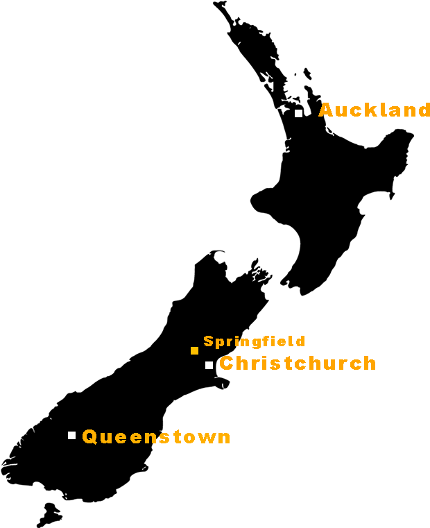 Map Of New Zealand - Queenstown On New Zealand Map (671x794), Png Download
