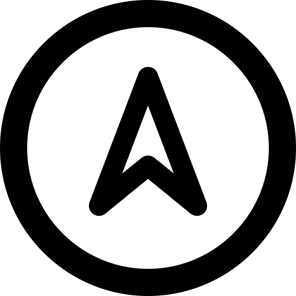 Compass Pointing North Comments - Above The Influence Sign (980x980), Png Download