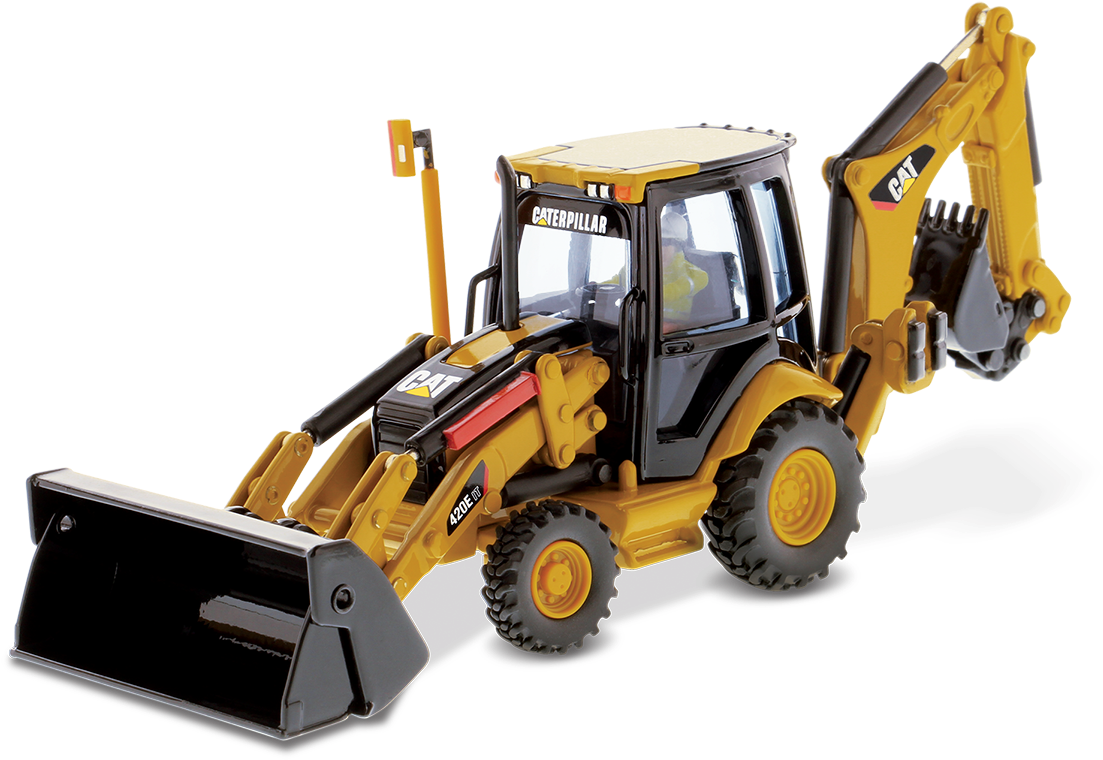 420e It Backhoe Loader - Diecast Masters Cat 420e It Backhoe Loader (1:50) (1200x832), Png Download