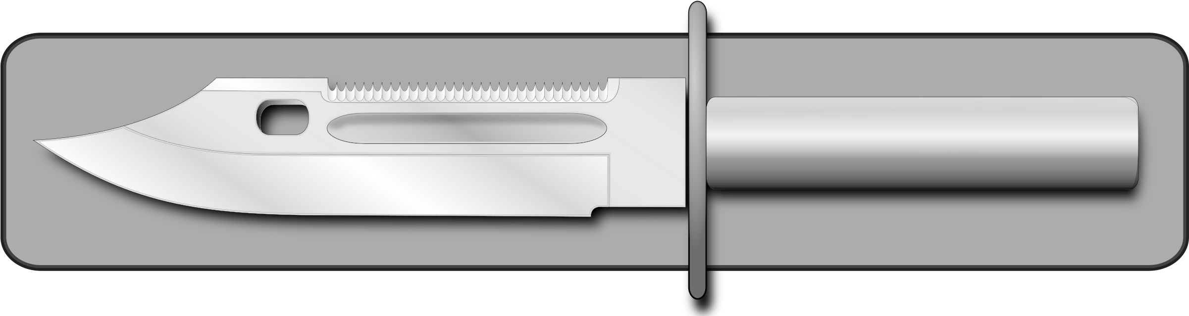 This Free Icons Png Design Of Hunting Knife (2400x664), Png Download