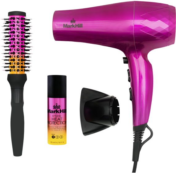 Mark Hill Perfect Blow Dry Kit - Conair Blow Dry Kit - Medium To Long (700x700), Png Download
