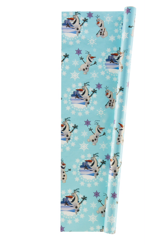 Wrapping Paper, Disney Frozen® - Disney Frozen Olaf 2m Roll Wrap (500x500), Png Download