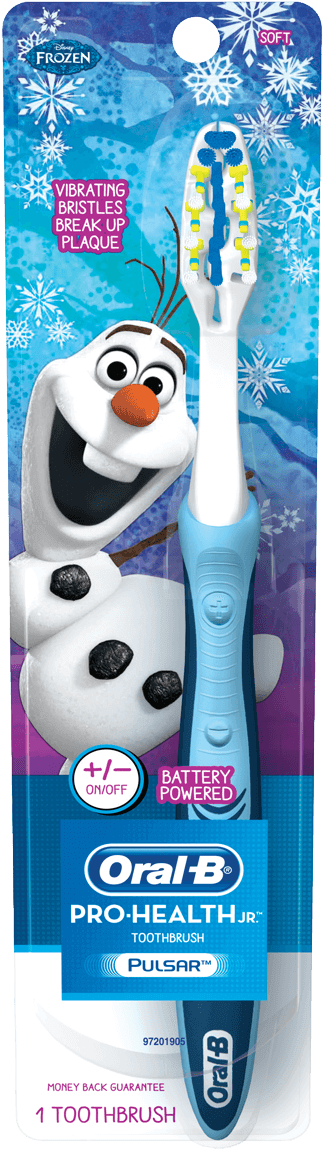 Disney Frozen Pulsar Toothbrush - Oral-b Disney's Frozen Soft Toothbrush (1200x1200), Png Download