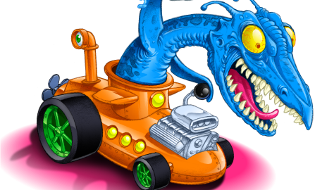 Loch Ness Maniac™ - Toy Vehicle (447x270), Png Download