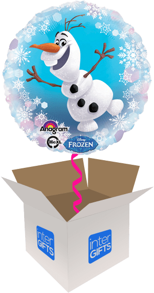 Olaf Disney Frozen - 18" Disney Frozen Olaf Balloon - Mylar Balloons Foil (568x568), Png Download