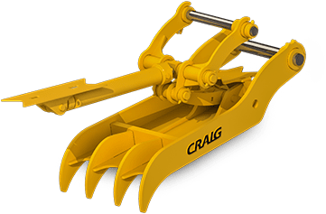 Excavator Progressive Link Hydraulic Thumb - Cat Progressive Link Thumb (489x263), Png Download