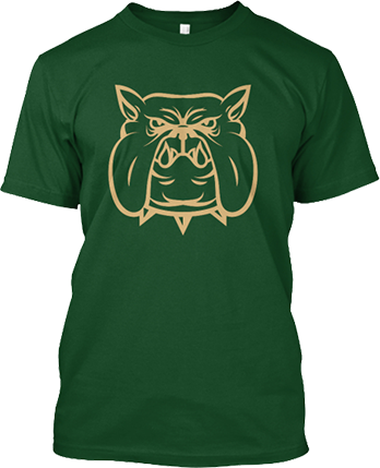 Tshirt Bulldog Face - Heart T Shirt Designs (348x429), Png Download