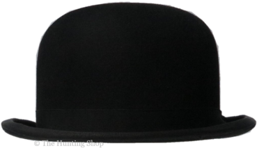 55cm Christys, Black Hunting Bowler - Fedora (500x360), Png Download