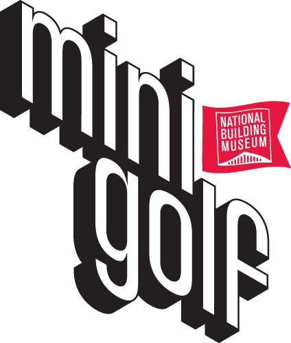 Mini Golf Logo Final - National Building Museum (424x500), Png Download
