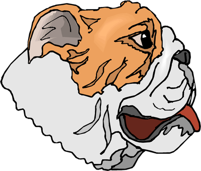 Dogs Vintage - 3drose Orn 128985 1 Cute And Cuddly Canine English (400x339), Png Download