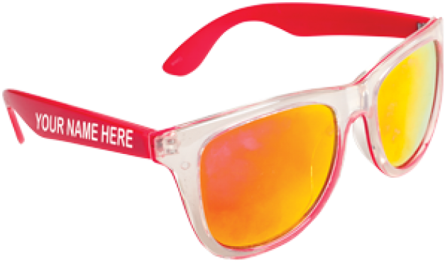 Neon Pink Sunglasses With Revo Lens - Sunglasses (630x552), Png Download
