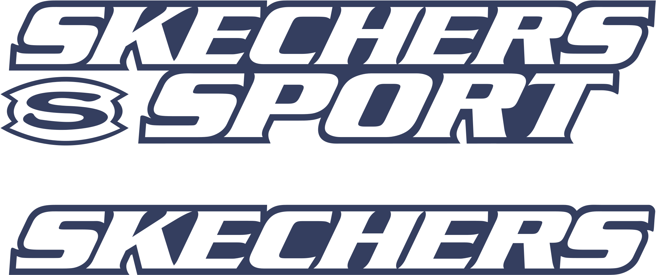 Skechers Logo Png Transparent - #creme And White Lacey Skechers Size 8 (2400x2400), Png Download