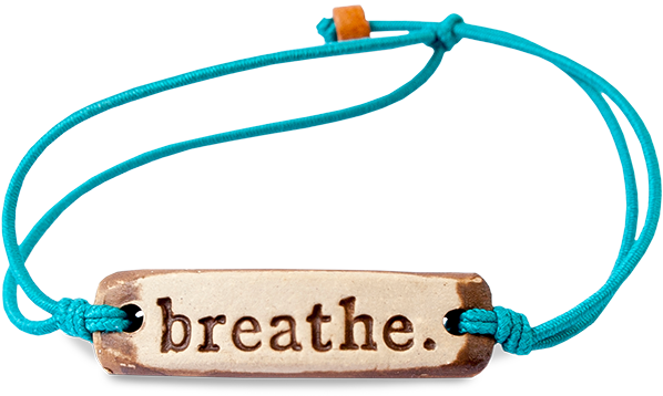 Mudlove Bracelet - Breathe - Green (800x640), Png Download