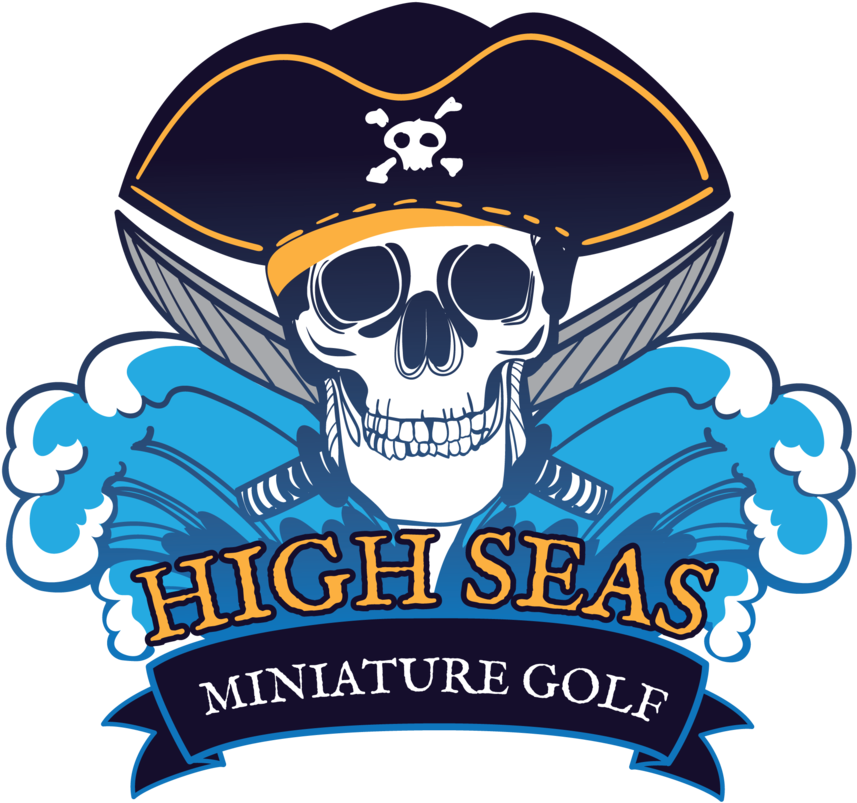 Highseasminigolflogofin - High Seas Miniature Golf (1000x913), Png Download