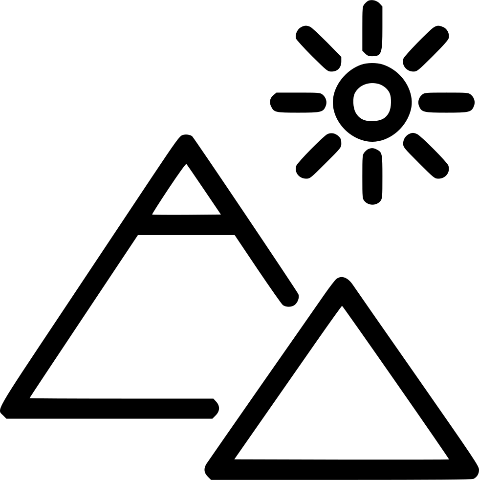 Ancient Egypt Pyramid - Icon 30 Px (980x982), Png Download