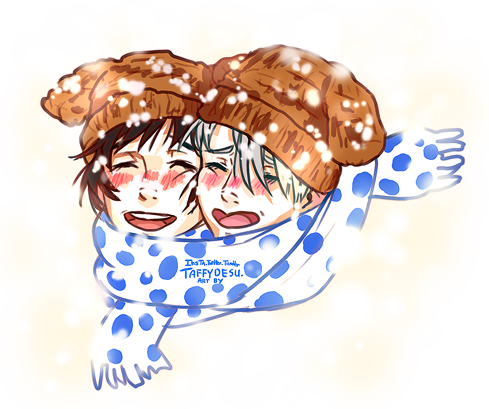Victuuri Snow Day~ - Deviantart (990x829), Png Download