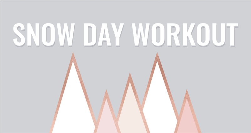 Katrina Tatae Fitness Snow Day Workout - Triangle (800x980), Png Download