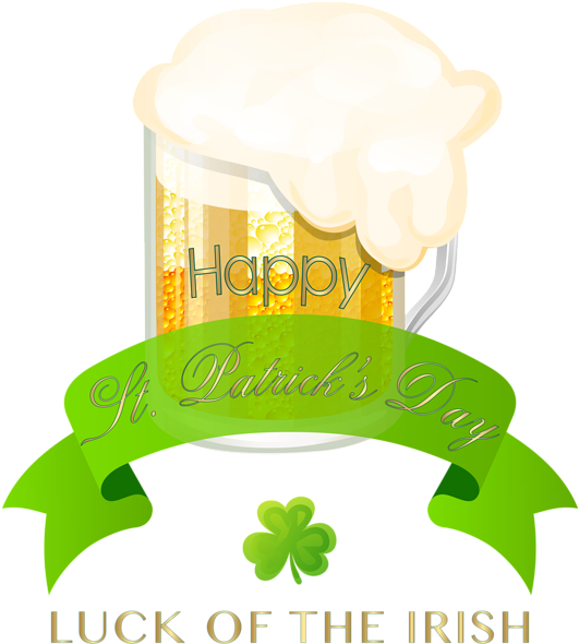 Happy St Patricks Day Png Clip Art - Saint Patrick's Day (537x600), Png Download
