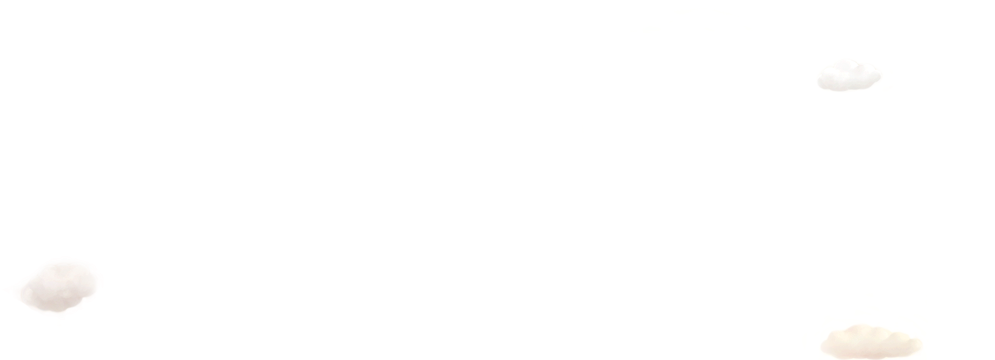 Clouds Slowly Moving Overhead - Ivory (2000x760), Png Download