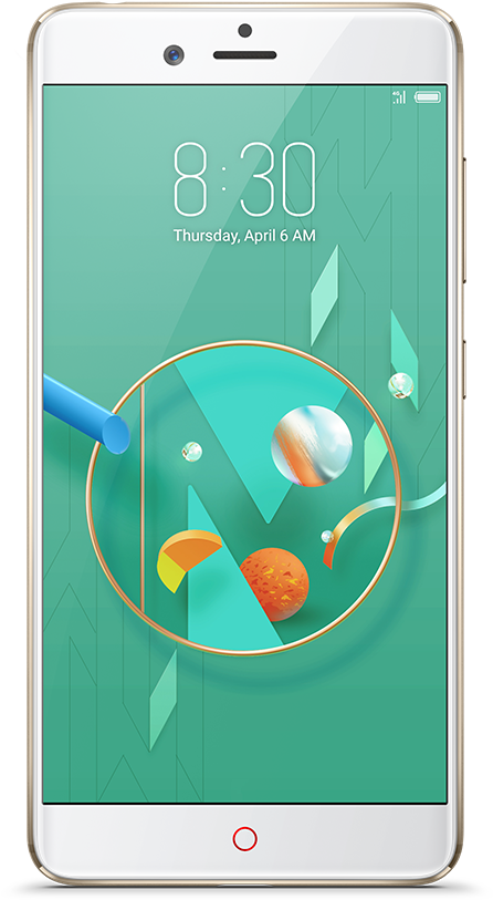 Gallery - Nubia Z17 Mini - Champagne Gold (1370x1000), Png Download