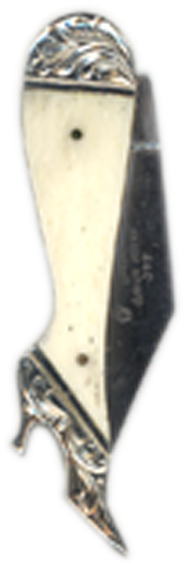Vogt Silversmiths Collections Ladies Leg Pocket Knife - Skateboarding (1510x2048), Png Download